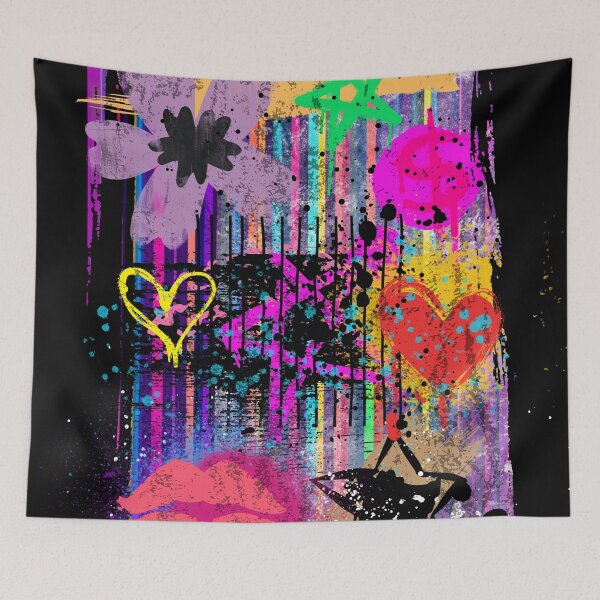 Item preview, PUNK GRUNGE COLLAGE, HEARTS, STARS, LIPS, FLOWERS, MONEY SIGN designed and sold by larissa-myrie.