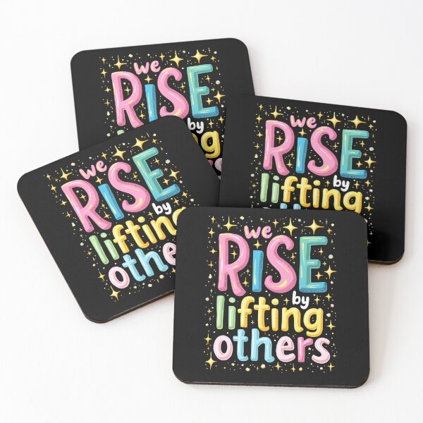 Item preview, We Rise By Lifting Others Inspirational Quote designed and sold by Art-Jiyuu.