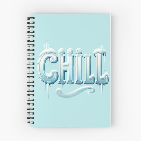 Item preview, Frosty "CHILL" Typography, comic, 3D designed and sold by Pyroluxe.
