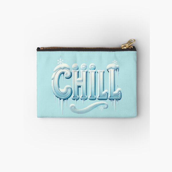 Item preview, Frosty "CHILL" Typography, comic, 3D designed and sold by Pyroluxe.