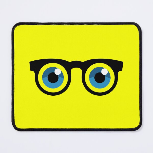 Item preview, Glasses eyes blue eyes watching you yellow designed and sold by Newhyperion.