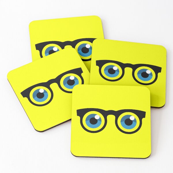 Item preview, Glasses eyes blue eyes watching you yellow designed and sold by Newhyperion.