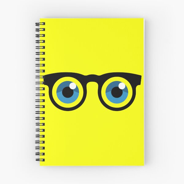 Item preview, Glasses eyes blue eyes watching you yellow designed and sold by Newhyperion.