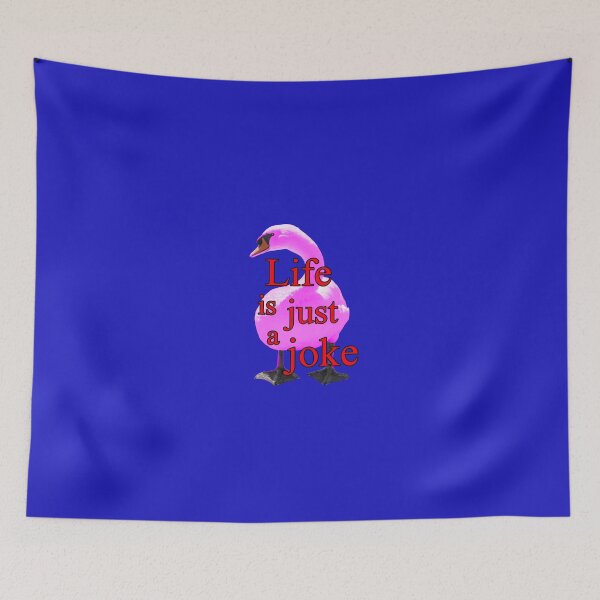 Item preview, Swan - Life is just a joke designed and sold by Jozef Bloks.