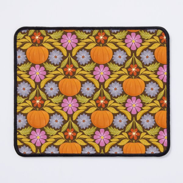 Item preview, Pumpkin and flowers dark designed and sold by Aralma.