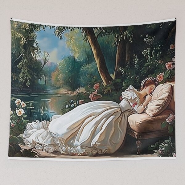 Item preview, nap in the garden  designed and sold by PricklyPeanut.
