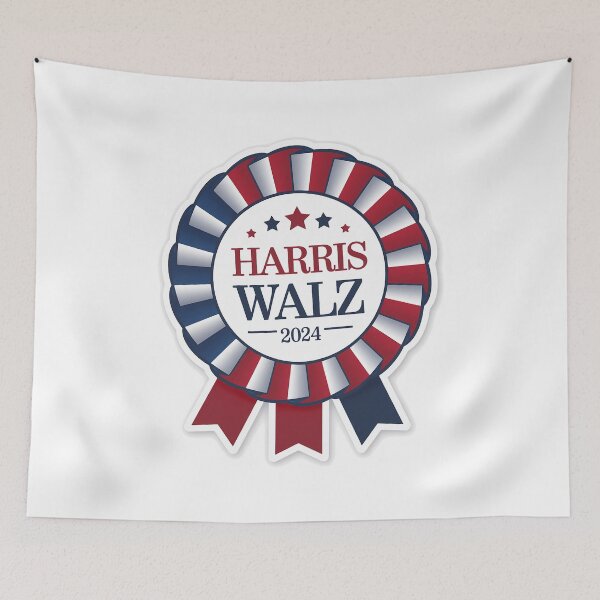 Item preview, Kamala Harris 2024 | vintage style designed and sold by RedCircleArt.