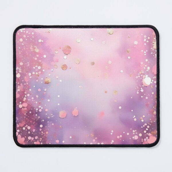 Item preview, PINK GLAM All Glitter & Glitz as Girlie as You Can Get ~ Inspired by Handmade Paper Mache Absract Watercolor Art Print Poster designed and sold by Spinning Plates 360.