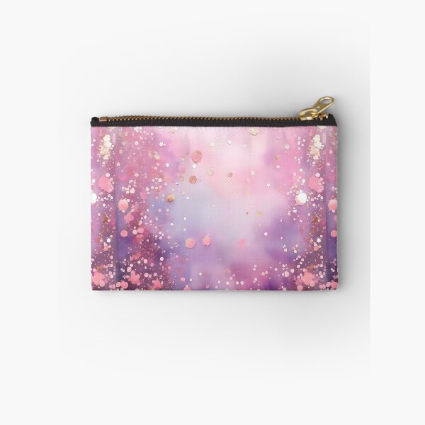 Item preview, PINK GLAM All Glitter & Glitz as Girlie as You Can Get ~ Inspired by Handmade Paper Mache Absract Watercolor Art Print Poster designed and sold by Spinning Plates 360.