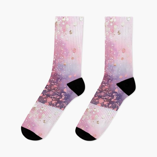 Item preview, PINK GLAM All Glitter & Glitz as Girlie as You Can Get ~ Inspired by Handmade Paper Mache Absract Watercolor Art Print Poster designed and sold by Spinning Plates 360.