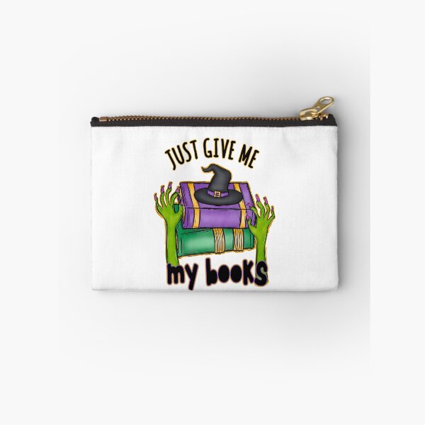 Item preview, Just Give Me My Books - Funny Halloween Book Decor designed and sold by PrettyCutePress.
