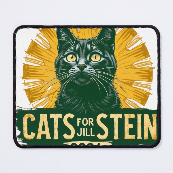 Item preview, Cats for Jill Stein for President 2024 Green Party USA Green Tees Shirts designed and sold by Olivia Thompson.