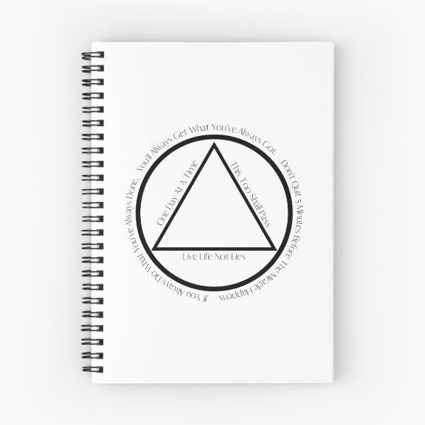 Item preview, AA Slogan Alcoholics Anonymous Slogans in Symbol  designed and sold by Simea8.