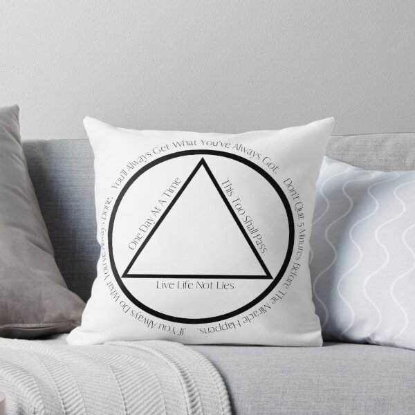 Item preview, AA Slogan Alcoholics Anonymous Slogans in Symbol  designed and sold by Simea8.