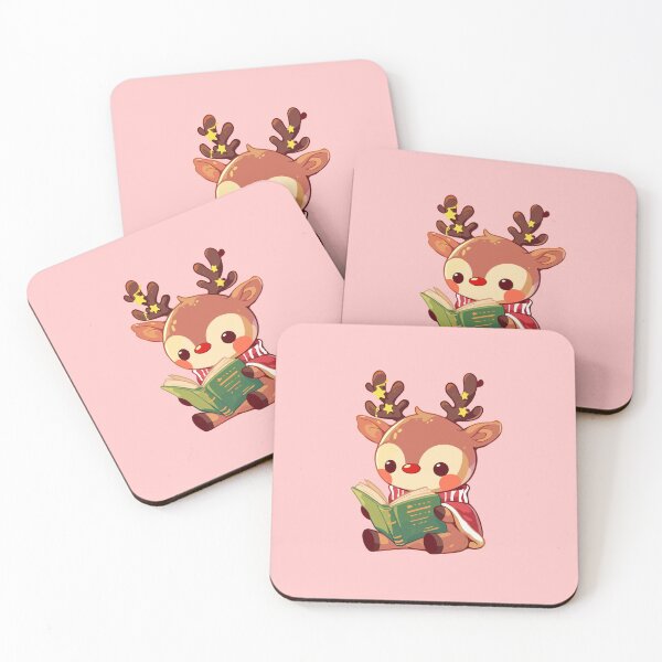 Item preview, Cute Bookish Baby Reindeer designed and sold by RetroPrints.