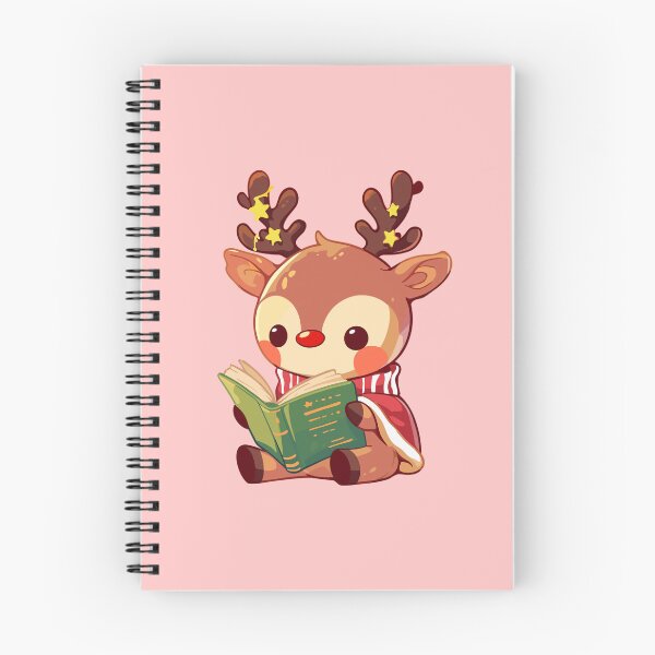Item preview, Cute Bookish Baby Reindeer designed and sold by RetroPrints.