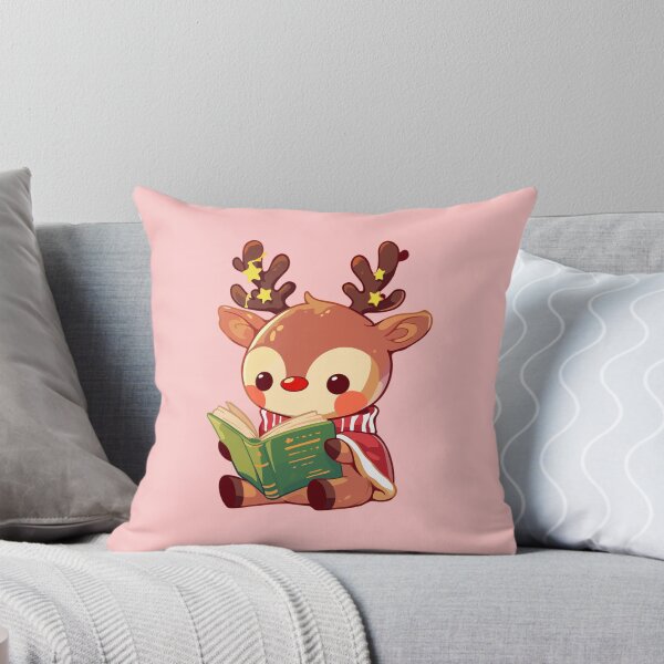 Item preview, Cute Bookish Baby Reindeer designed and sold by RetroPrints.