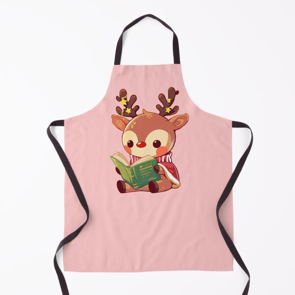 Item preview, Cute Bookish Baby Reindeer designed and sold by RetroPrints.