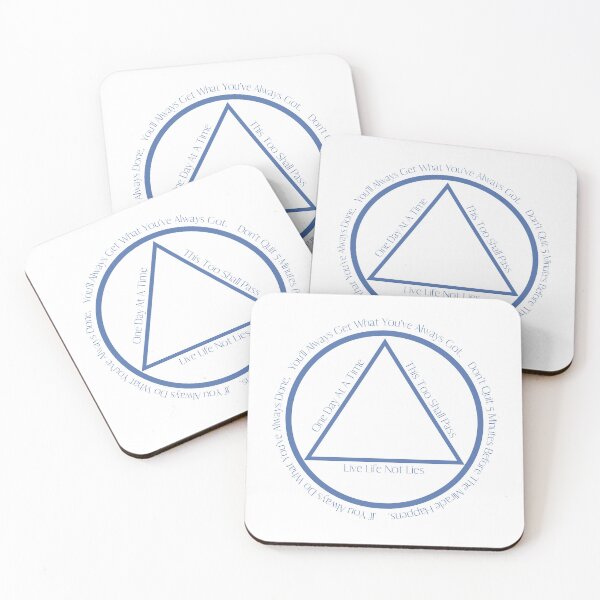 Item preview, AA Slogan Alcoholics Anonymous Slogans in Symbol  designed and sold by Simea8.