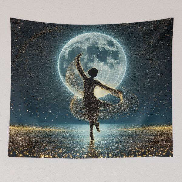 Item preview, Dancer Made of Lights, Ai Generated Art  designed and sold by ACC .