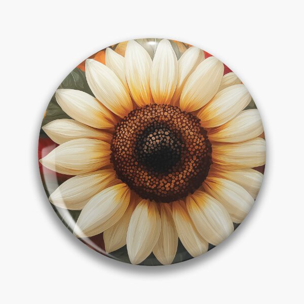 Item preview, A beautiful sunflower design in full bloom, surrounded by a profusion of autumn foliage. designed and sold by HEMRO.