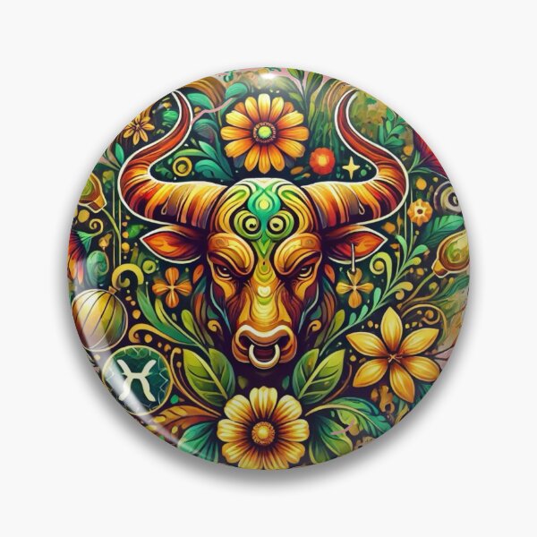 Item preview, Taurus Zodiac Sign - Embracing Passion and Strength designed and sold by CreationbyNiki.