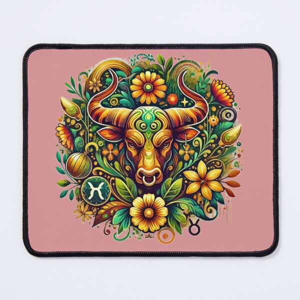 Item preview, Taurus Zodiac Sign - Embracing Passion and Strength designed and sold by CreationbyNiki.