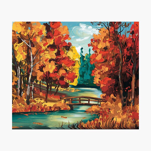 Item preview, Beautiful golden autumn designed and sold by Annova-Art.