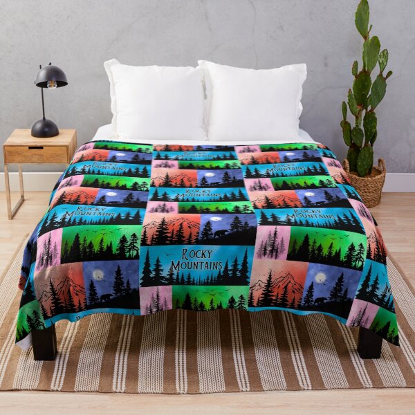 Item preview, Rocky Mountains Pop-Art Design | Vibrant Silhouette of Nature & Wildlife designed and sold by Fredster1966.