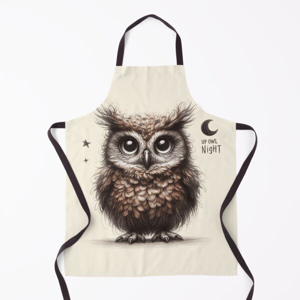 Item preview, Up Owl Night - Cute Nocturnal Owl Design designed and sold by Dream-Fab.
