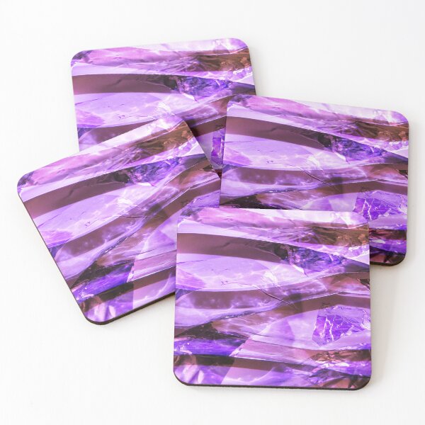 Item preview, Purple Abstract Aluminium Foil Photograph Layers designed and sold by lynnbowersart.