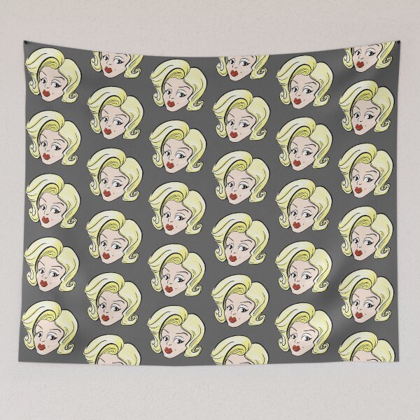 Item preview, Marilyn Monroe comic book style designed and sold by CleyVonSlay.