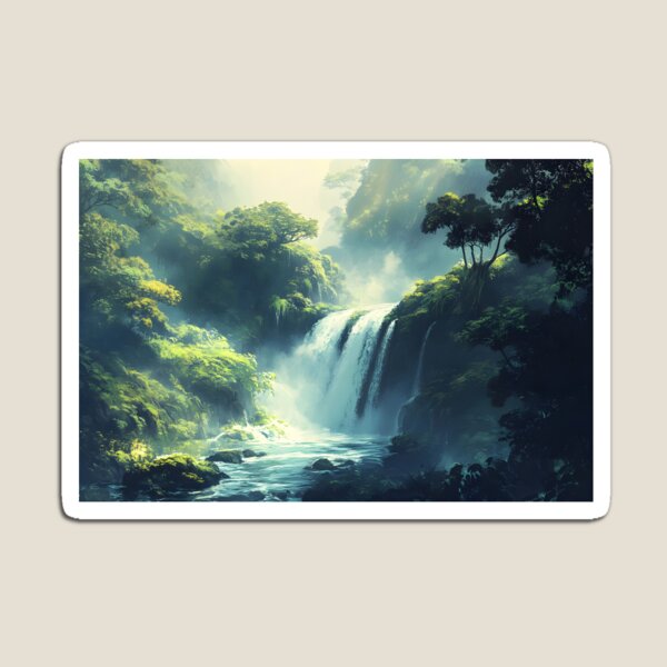 Item preview, Cascada en el bosque designed and sold by Alin Richard Iovănuț.