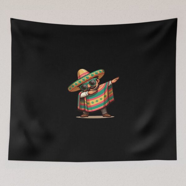 Item preview, Dabbing Mexican Poncho Cinco De Mayo designed and sold by Isabella ✔️ ✔️.