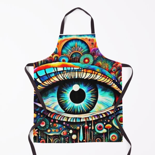 Item preview, Colorful Psychedelic abstract eye art design designed and sold by Pixelplanetdesigns.