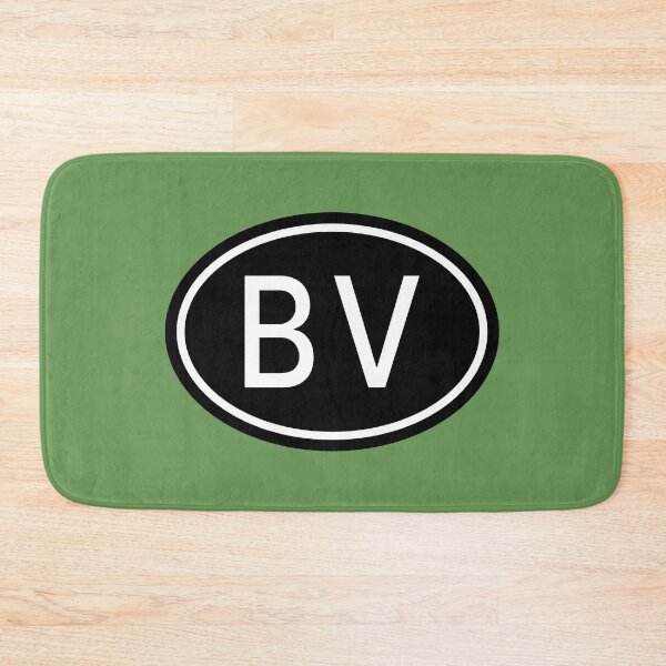 Item preview, Monograma BV Initials en letras blancas ovaladas designed and sold by Jeallan Designs.