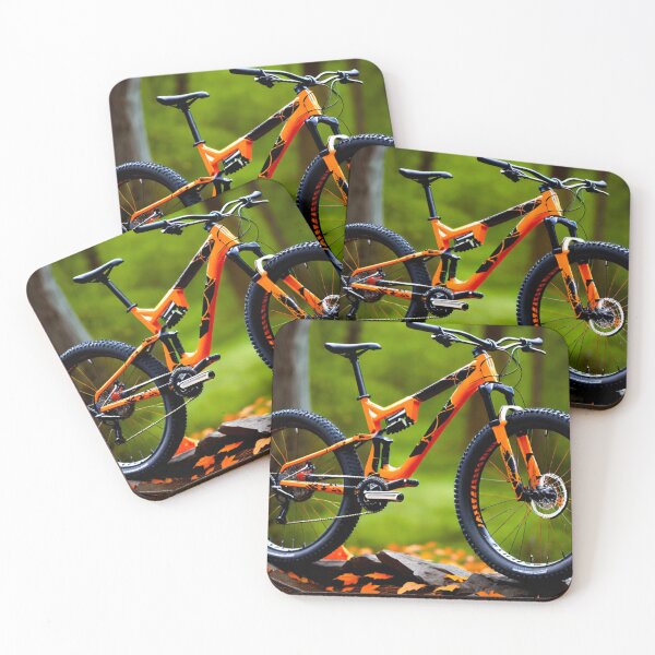 Item preview, Orange and Black Halloween MTB Design designed and sold by GrizzlyCollective.