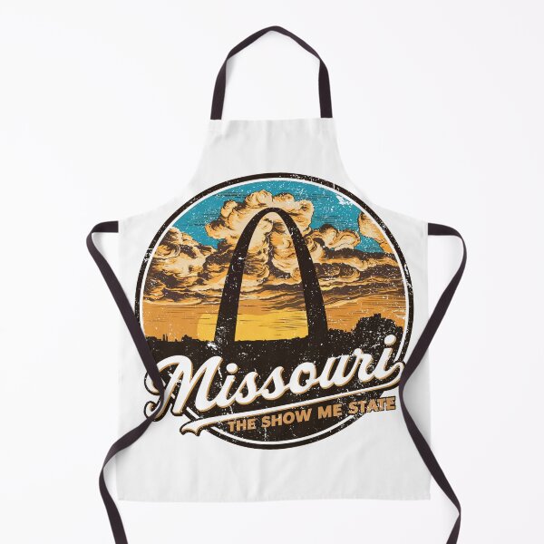 Item preview, Missouri T-Shirt - Retro Gateway Arch Design - Vintage Sunset Scene - Show Me State Graphic Tee - St. Louis Skyline Art Shirt designed and sold by ReFreshU Shop Designs.
