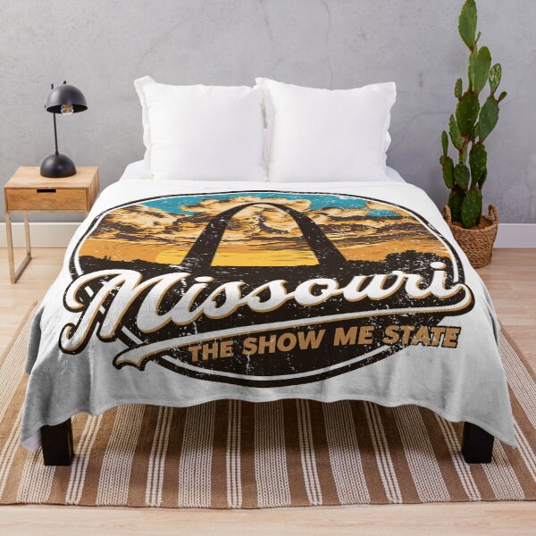 Item preview, Missouri T-Shirt - Retro Gateway Arch Design - Vintage Sunset Scene - Show Me State Graphic Tee - St. Louis Skyline Art Shirt designed and sold by ReFreshU Shop Designs.