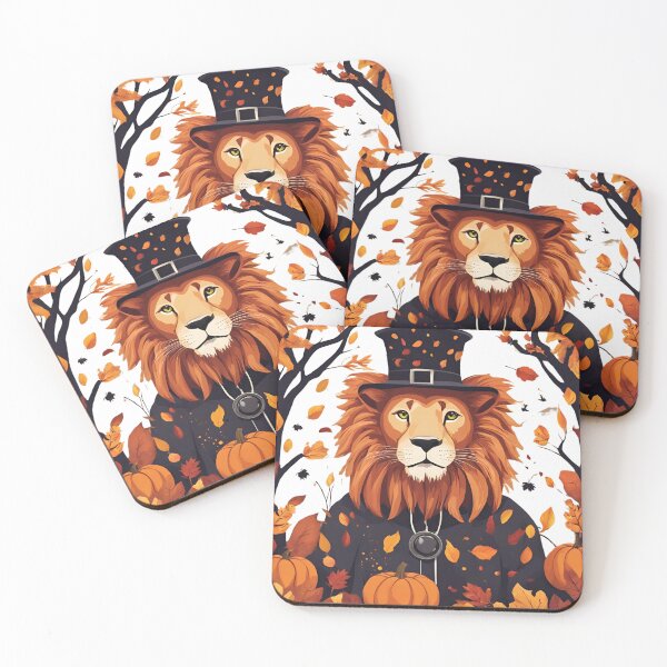 Item preview, Shadowed lion of spooky forests designed and sold by katgosnice.