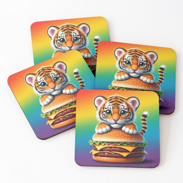 Item preview, Baby Tiger Burger designed and sold by Retro Active.