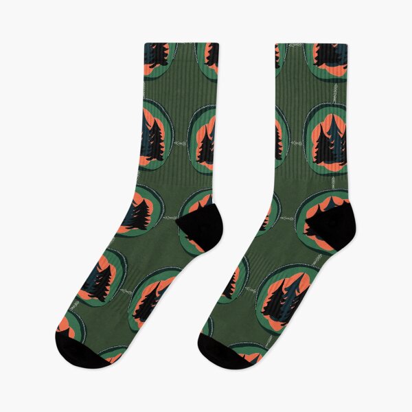 Item preview, Northwoods Pine Trees, Aurora Borealis, Evergreen pattern, green Background designed and sold by Stephanie Rowan.