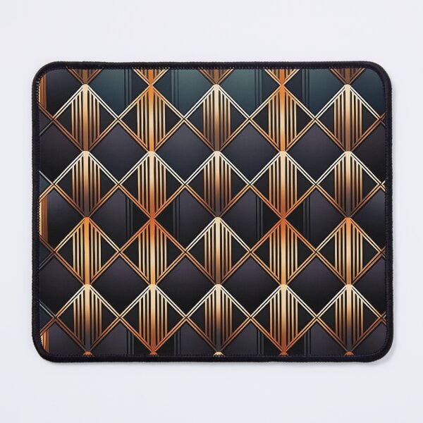 Item preview, An Art Deco-inspired Gothic pattern design with geometric precision and luxurious metallic. designed and sold by HEMRO.