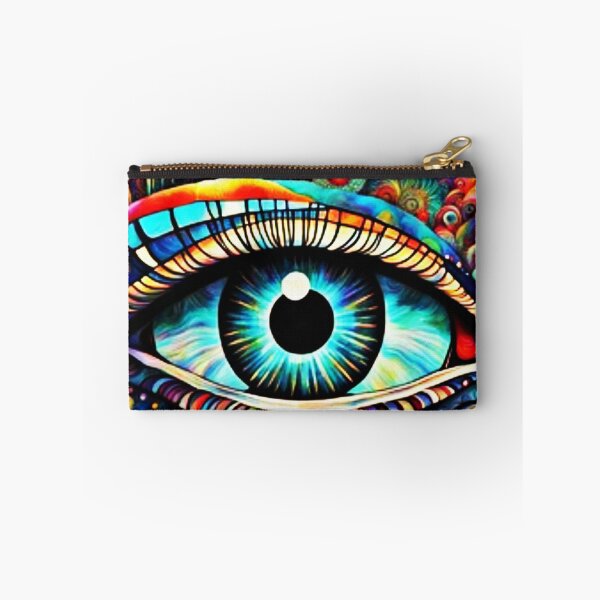 Item preview, Colorful Psychedelic abstract eye art design designed and sold by Pixelplanetdesigns.