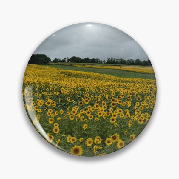 Item preview, Field of Sunflowers before a summer storm designed and sold by Allybally62.