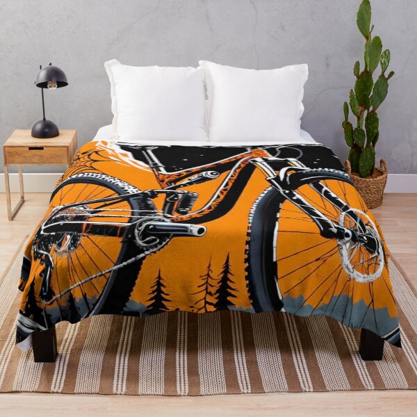 Item preview, Black and Orange MTB at Halloween Night designed and sold by GrizzlyCollective.