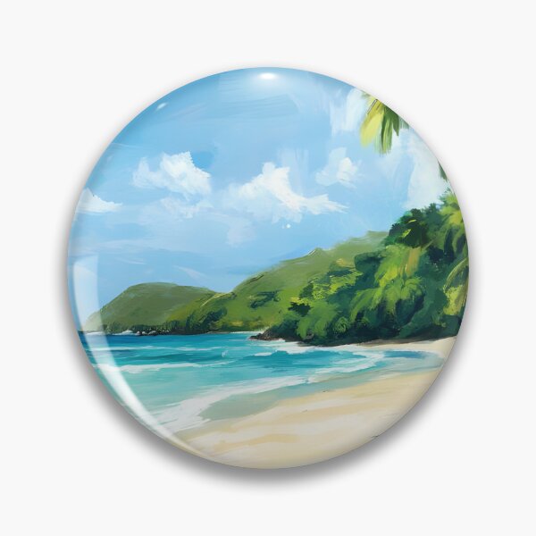Aperçu de l'œuvre Plage tropicale créée et vendue par Alin Richard Iovănuț.