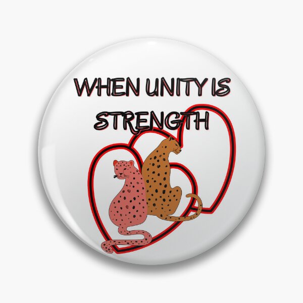 Item preview, WHEN UNITY IS STRENGTH designed and sold by stickersrafisa.