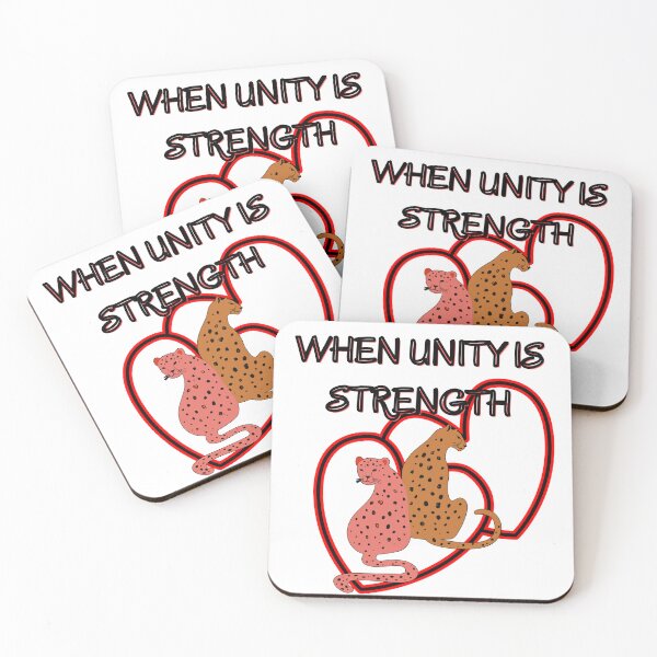 Item preview, WHEN UNITY IS STRENGTH designed and sold by stickersrafisa.