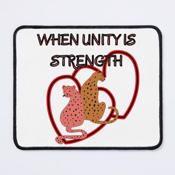 Item preview, WHEN UNITY IS STRENGTH designed and sold by stickersrafisa.